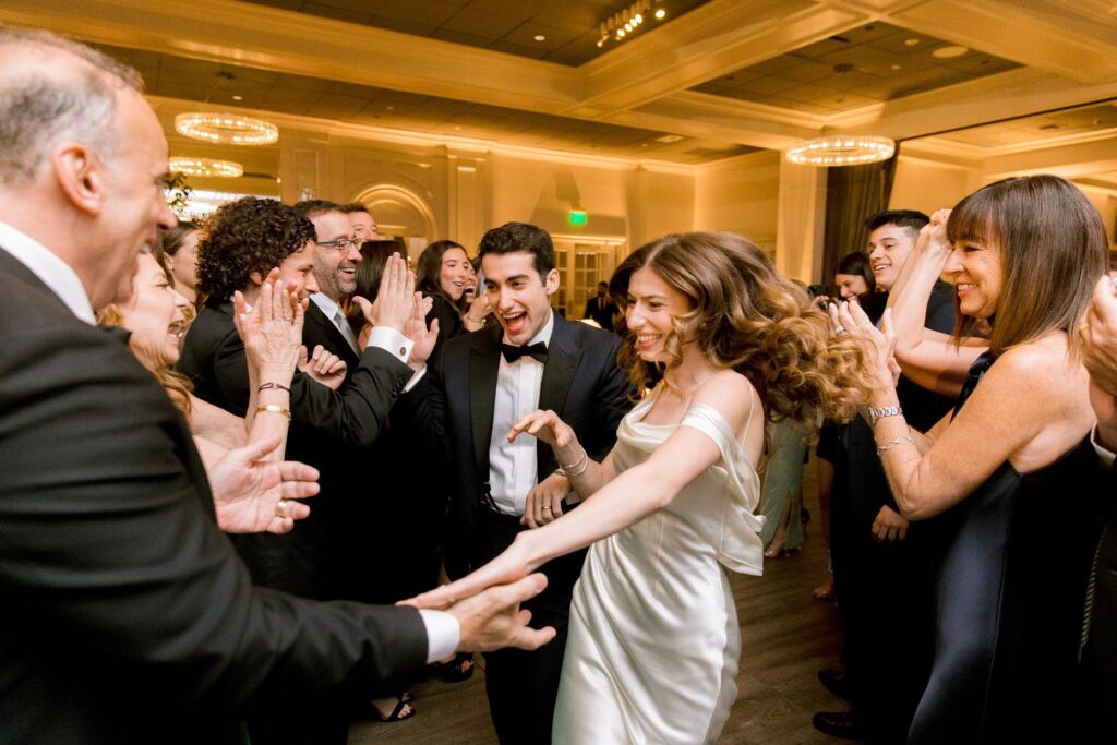 Bride and groom first dance at the Alpine Country Club in New Jersey 